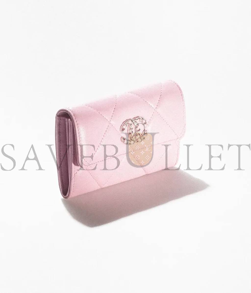 Ch*el Ch*el 19 flap wallet ap2700 b07327 nh622 (15*10.5*3.5cm)